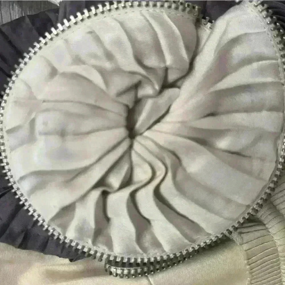 NEW BCBGMaxAzria RUNWAY Cream Gray Sweetheart Strapless Mini Dress Size 10 - Picture 14 of 14